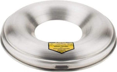 Justrite - Aluminum Steel Fire Resistant Head - 12 Inch Outside Diameter, 4.5 Gallon Complete Drum, 5 Inch Opening Diameter, FM and UL Standards - Industrial Tool & Supply