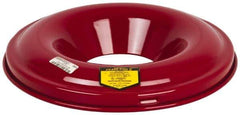 Justrite - Fire Resistant Steel Head - 15-1/8 Inch Outside Diameter, 12 and 15 Gallon Complete Drum, 5-1/4 Inch Opening Diameter, FM and UL Standards - Industrial Tool & Supply