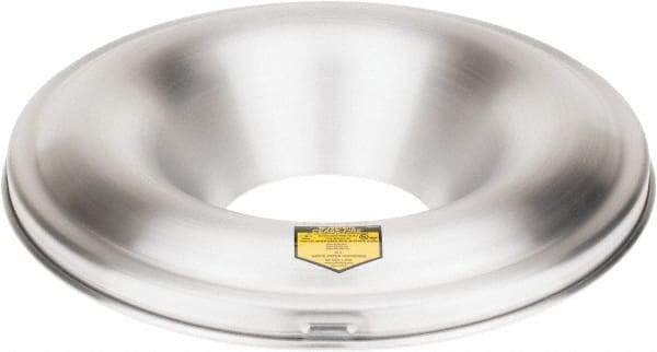 Justrite - Aluminum Steel Fire Resistant Head - 19-7/8 Inch Outside Diameter, 30 Gallon Complete Drum, 7 Inch Opening Diameter, FM and UL Standards - Industrial Tool & Supply