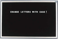 Ghent - Plastic Letter Kits Type: Reusable Letters Display Size: 1/2 (Inch) - Industrial Tool & Supply