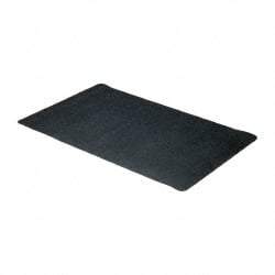 Wearwell - 5' Long x 3' Wide, Dry Environment, Anti-Fatigue Matting - Black, Natural Rubber with Nitrile Blend Base, Beveled on 4 Sides - Industrial Tool & Supply