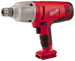 Milwaukee Tool - 7/16" Drive 28 Volt T-Handle Cordless Impact Wrench & Ratchet - 0 to 1,450 RPM, 0 to 2,450 BPM, 325 Ft/Lb Torque, Lithium-Ion Batteries Not Included - Industrial Tool & Supply