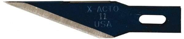X-ACTO - 500 Piece Steel Hobby Blade - 1-19/32" OAL - Industrial Tool & Supply