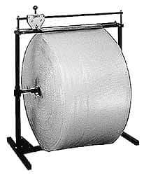 Value Collection - 40" Wide, Roll Storage Stands - Holds up to 48" Diameter Rolls, up to 300 Lb Max - Industrial Tool & Supply