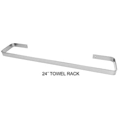 Washroom Shelves, Soap Dishes & Towel Holders; Type: Towel Rod; Holder Type: Towel Rod; Material: Stainless Steel; Mount Type: Wall; Overall Height: 7 in; Finish: Glossy Silver; Material: Stainless Steel; Finish/Coating: Glossy Silver