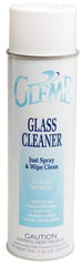 Made in USA - 20 oz Aerosol Fresh Glass Cleaner - Use on Glass Surfaces, Mirrors, Windows, Windshields - Industrial Tool & Supply