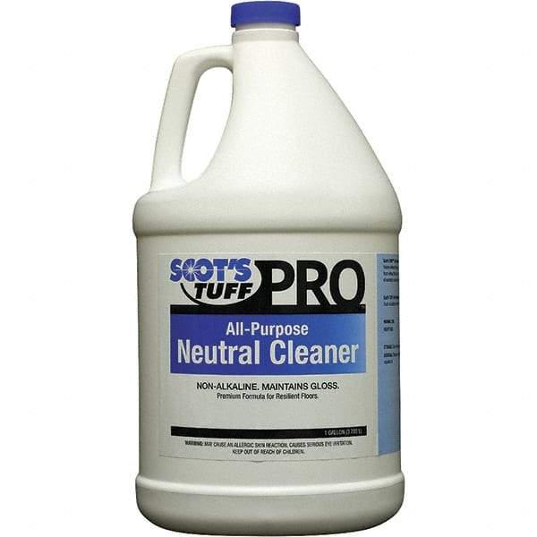 Scot's Tuff - 1 Gal Bottle Cleaner - Use on Marble Terrazzo, Painted Surfaces, Tile, Varnished Wood - Industrial Tool & Supply