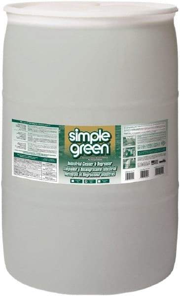 Simple Green - 55 Gal Drum Cleaner/Degreaser - Liquid, Biodegradable, Concentrated, Unscented - Industrial Tool & Supply