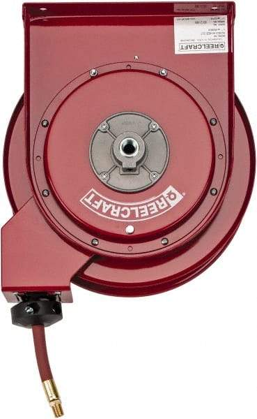 Reelcraft - 25' Spring Retractable Hose Reel - 300 psi, Hose Included - Industrial Tool & Supply