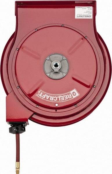 Reelcraft - 50' Spring Retractable Hose Reel - 300 psi, Hose Included - Industrial Tool & Supply