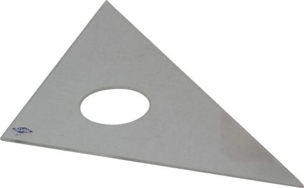 Alvin - 8 Inch Long, Styrene Plastic Triangles - Industrial Tool & Supply
