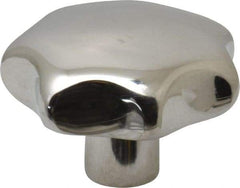 KIPP - 2.48" Head Diam, 7 Point Lobed Knob - 1/2-13 Hole, Stainless Steel - Industrial Tool & Supply