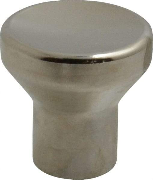 KIPP - 21mm Head, Mushroom (Smooth) Knob - Tapped, Stainless Steel - Industrial Tool & Supply