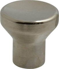 KIPP - 21mm Head, Mushroom (Smooth) Knob - Tapped, Stainless Steel - Industrial Tool & Supply