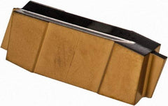 Iscar - 050000GIP Grade IC808, 0.51mm Cutting Width Carbide Grooving Insert - 0.99mm Max Depth of Cut, Neutral, TiN/TiAlN Finish - Industrial Tool & Supply