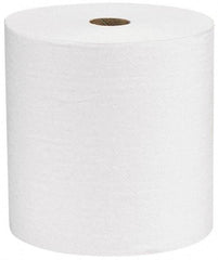 Kimberly-Clark Professional - Hard Roll of 1 Ply White Paper Towels - 8" Wide, 600' Roll Length - Industrial Tool & Supply