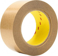 3M - 2" x 36 Yd Acrylic Adhesive Double Sided Tape - 4 mil Thick, Clear, Polyester Film Liner - Industrial Tool & Supply