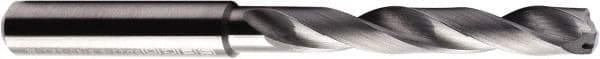 Seco - 6.6mm 140° Solid Carbide Jobber Drill - Multilayer TiAlN Finish, Right Hand Cut, Spiral Flute, 3.582" OAL - Industrial Tool & Supply