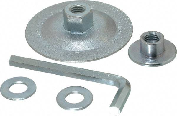 Norton - Grinding Wheel Adapter Kit - 1/16 to 1/4" Wheel Width, Right Handed - Industrial Tool & Supply