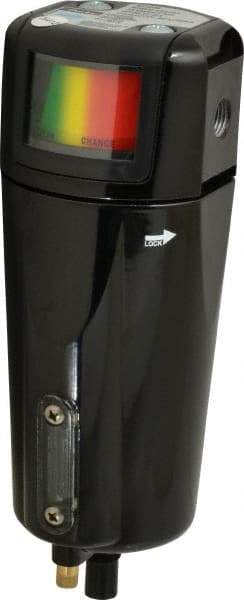 Parker - 63 CFM Oil, Dust, Water, Particulate Filter - 1/4" NPT, 250 psi, Auto Drain - Industrial Tool & Supply