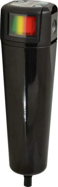 Parker - 63 CFM Oil, Dust, Water, Particulate Filter - 1/2" NPT, 250 psi, Auto Drain - Industrial Tool & Supply