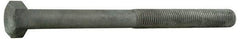 Value Collection - 1-8 Thread, 16" Length Under Head, Steel Hex Head Bolt - Hot Dipped Galvanized Coated, UNC Thread, ASTM A307, Grade 2 - Industrial Tool & Supply