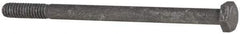 Value Collection - 1/4-20 Thread, 4" Length Under Head, Steel Hex Head Bolt - Hot Dipped Galvanized Coated, UNC Thread, ASTM A307, Grade 2 - Industrial Tool & Supply