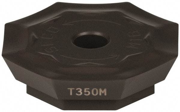 Seco - OFER070405 M16 Grade T350M Carbide Milling Insert - TiCN/Al2O3 Finish, 0.18" Thick, 0.706" Inscribed Circle - Industrial Tool & Supply