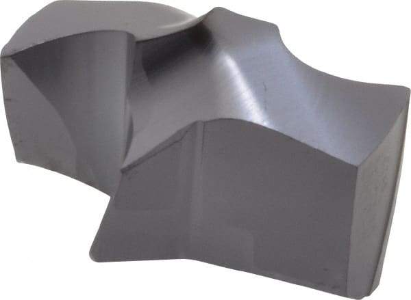 Kennametal - Series KSEM, 19.27mm Diam Grade KC7320 140° Replaceable Drill Tip - Carbide, AlTiN Finish, 2 Seat Size - Industrial Tool & Supply