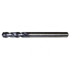 #20 RHS / RHC HSS-CO 8% (M42) 135 Degree Split Point Q-AMD Aircraft Maintenance Short Flute Jobber Drill - TiCN - Industrial Tool & Supply