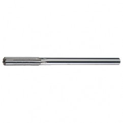 13/32 STR / RHC HSS+TCT Carbide-Tipped Straight Shank Straight Flute Reamer - Bright - Industrial Tool & Supply