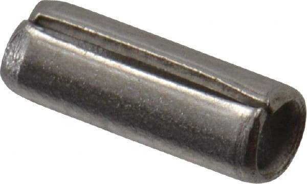 Value Collection - 1/16" Diam x 3/16" Long Slotted Spring Pin - Grade 18-8 Stainless Steel - Industrial Tool & Supply