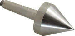 Riten - 2-1/8" Head Diam, Hardened Tool Steel Pipe Nose Point Solid Dead Center - 2MT Morse Taper, 2-1/8" Point Diam, 1.831" Point Length - Industrial Tool & Supply