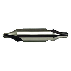 #11 × 32 mm OAL 60 Degree HSS Center Drill Form B Bright - Industrial Tool & Supply
