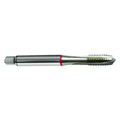M3.5 × 0.6 3FL 6H Cobalt Spiral Point Plug Red Ring Tap-Bright FORM-B - Industrial Tool & Supply