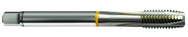 M10x1.5 6H 3-Flute Cobalt Red Ring Semi-Bottoming 40 degree Spiral Flute Tap-Bright - Industrial Tool & Supply