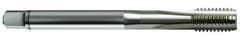 M8 x 0.5 Dia. - 6H - 3 FL - Cobalt Semi-Bott Yellow Ring Tap - Bright FORM-C DIN 374 - Industrial Tool & Supply