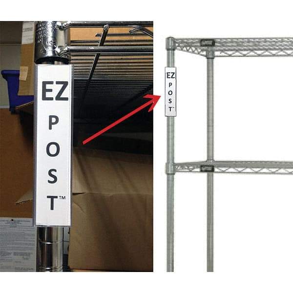 Aigner Index - Label Holders Backing: Snap-On Width (Inch): 2 - Industrial Tool & Supply