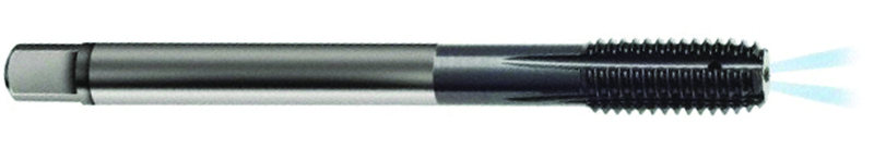 M12 x 1.0 Dia. - 6HX - 5 FL - Carbide Semi-Bott Tap-TiCN -Coolant-Thru-FORM-C DIN 374 - Industrial Tool & Supply