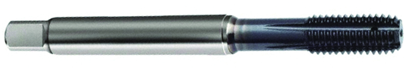 M10 x 1.25 Dia. - 6HX - 5 FL - PM Cobalt Semi-Bott Tap-ALCRN-Coolant-Thru-FORM-C - Industrial Tool & Supply