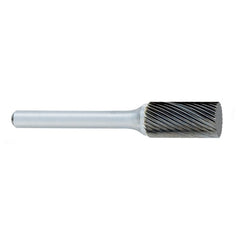 ‎SA-11 -3mm × 12mm LOC × 6mm Shank × 50mm OAL Cylindrical Carbide Medium Right Hand Spiral Burr - Industrial Tool & Supply