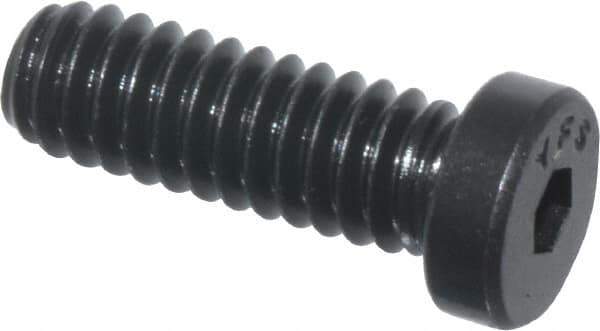 Value Collection - 1/4-20 UNC Hex Socket Drive, Low Socket Cap Screw - Alloy Steel, Black Oxide Finish, Fully Threaded, 3/4" Length Under Head - Industrial Tool & Supply