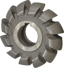 Value Collection - 7/16" Radius, 7/8" Circle Diam, 3-1/4" Cutter Diam, Arbor Connection, Convex Radius Cutter - High Speed Steel, Uncoated, 12 Teeth - Industrial Tool & Supply