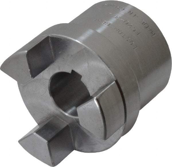 Boston Gear - 3/4" Max Bore Diam, FC20 Coupling Size, Flexible Half Coupling - 2" OD, 3.69" OAL, Steel - Industrial Tool & Supply