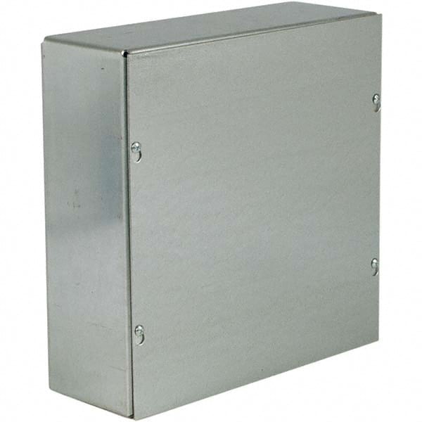 Wiegmann - NEMA 1 Steel Junction Box Enclosure with Screw Cover - Industrial Tool & Supply