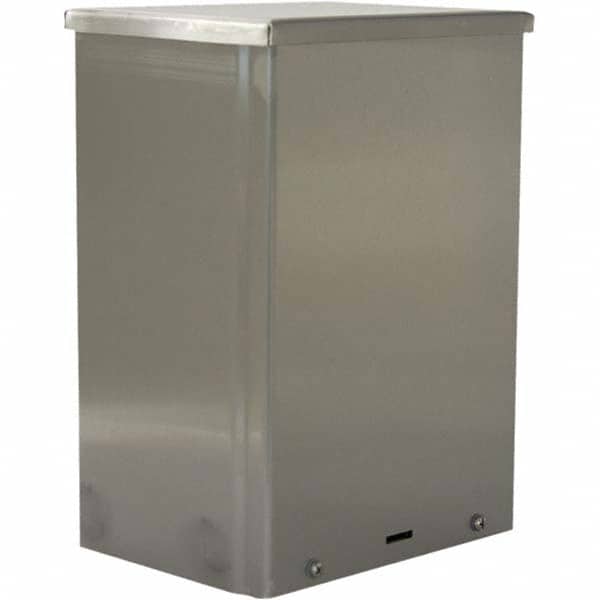 Wiegmann - NEMA 3R Stainless Steel Junction Box Enclosure with Screw Cover - Industrial Tool & Supply