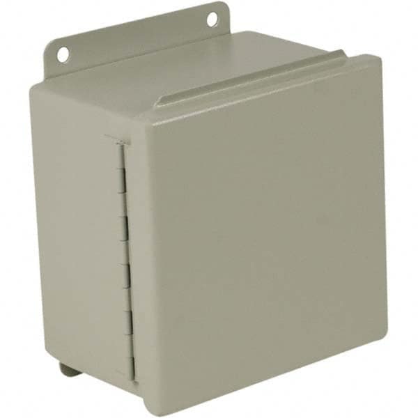 Wiegmann - NEMA 12 Steel Standard Enclosure with Continuous Hinge Cover - Industrial Tool & Supply