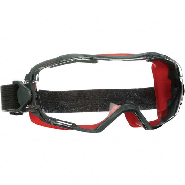 3M - Size L Clear Polycarbonate Anti-Fog Safety Goggles - Industrial Tool & Supply
