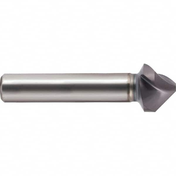 Guhring - 11.5mm Head Diam, 8mm Shank Diam, 3-Flute 90° Cobalt Countersink - Industrial Tool & Supply