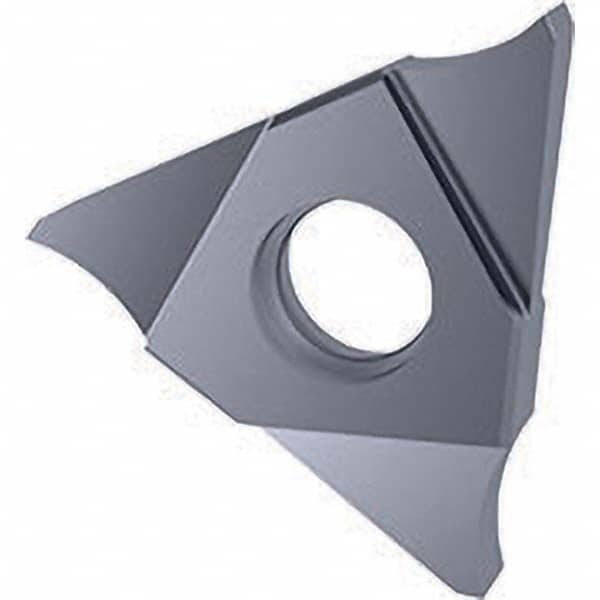 Grooving Insert: GE 30504, Solid Carbide TiCN Finish, Neutral, 2.27 mm Cutting Width, 5 mm Max Depth